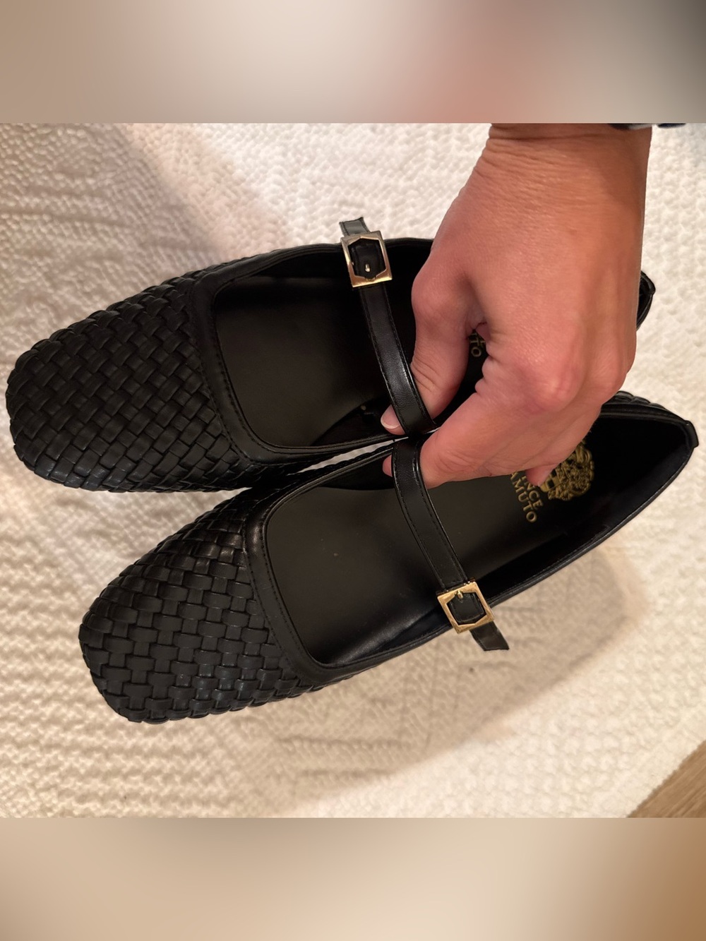 Black Vince Camuto ballet flats size 5.5 women’s - Picture 9 of 9